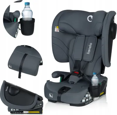 Produktbild von Isofix Klappbarer Autositz 76-150Cm 9-36Kg 4 Grad. Sips-Einstellung