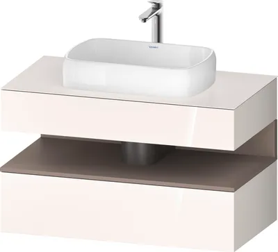 Produktbild von DURAVIT QA4731043220010 QTG KWTU WH Ek. 1000x550x600 Wß Hgl.