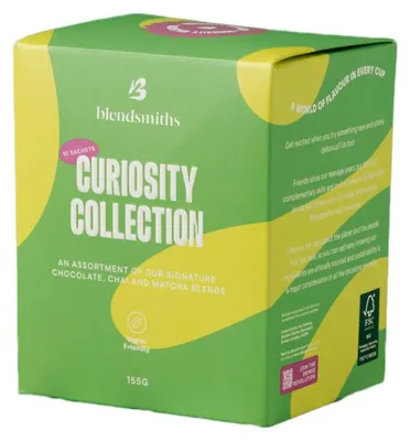 Obrázok produktu pre Súprava prémiových instantných nápojových práškov Blendsmiths Curiosity Collection, 155 g