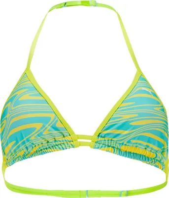 Produktbild von Puma Printed Triangle Bikinioberteil Grün L Damen Grün L