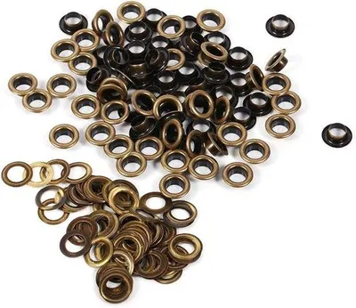 Produktbild von 20/100 Sätze Augenklammern für DIY-Lederarbeit - 8 mm 100 Sätze