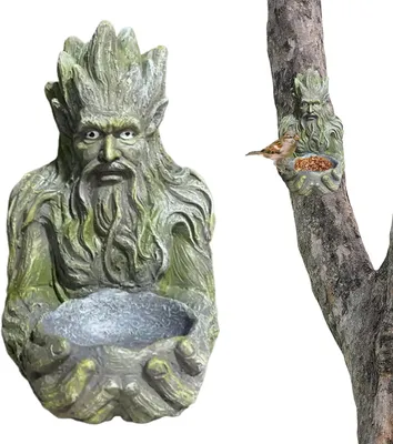 Produktbild von Vogelfutterhäuser für den Außenbereich | Wetterfeste Deko, Harz Kolibri-Futterspender zur Anlockung von Wildvögeln für Garten und Terrasse