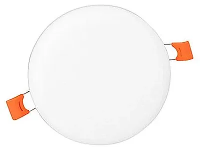 Image de Spot LED encastré LITE LED, modèle Ledom, blanc, sans cadre, diamètre 12 cm, 18W, 1800 lumens, lumière blanc chaud 2700K
