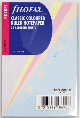 Produktbild von FILOFAX PKT PAPIER Linien sort