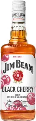 Produktbild von Jim Beam Black Cherry Black Cherry Liqueur čerešňový likér s bourbonom 700ml