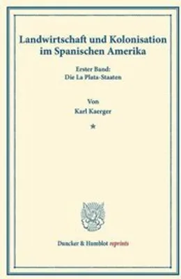 Zdjęcie produktu dla Landwirtschaft und Kolonisation im Spanischen Amerika.
