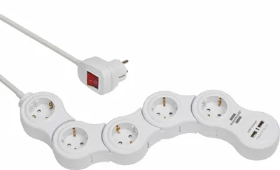 Immagine prodotto di Presa di corrente Brennenstuhl Vario Power 5-x 1. 4m USB