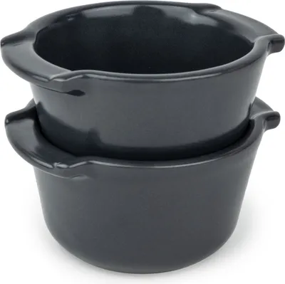 Produktbild von PEUGEOT 2er Set Mini Auflaufform APOLLIA 11cm Schiefergrau Backofen Dessertform