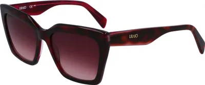 Zdjęcie produktu dla Okulary przeciwsłoneczne LIU JO LJ795S 261 DARK TORTOISE/FUCHSIA 54/18/140 FEMALE
