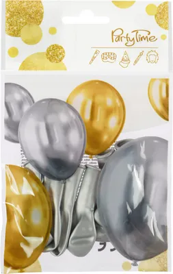 Immagine prodotto di Balony chromowane srebrne Celebrate! 30 cm 5 sztuk