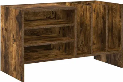 Produktbild von vidaXL Schallplattenschrank Geräucherte Eiche 78,5 x 35 x 45 cm