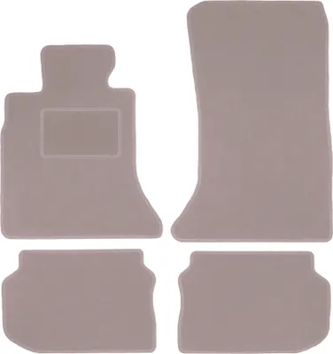 Image de Tapis de sol en velours pour BMW 5 F11 break (2010-2013) - set de tapis de sol LUX beige (4 pièces)