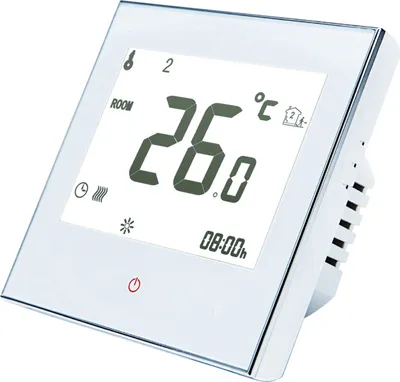 Obrázok produktu pre Domov Programovateľný termostat pre systém podlahového kúrenia,
Elektrický termostat pre kúrenie, 16 A elektrické kúrenie, inteligentný termostat s dotykovým displejom určený výhradne pre podlahové kúrenie 95–240 V, bez Wi-Fi