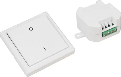 Produktbild von Funk-Schalter Set McPower "Comfort", Empfänger + Wandtaster, max. 2.000W