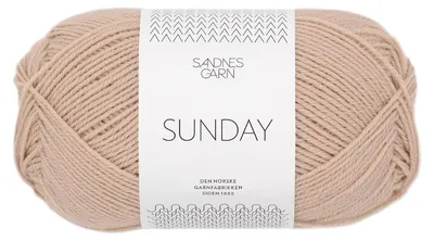 Produktbild von Sandnes Sunday 50g - Wolle 3021 light beige