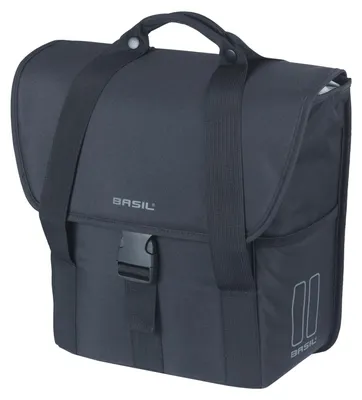 Produktbild von Basil Go Single Bag Shopper 16L Schwarz wasserabweisend Einkaufstasche Stadt