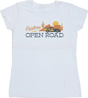 Produktbild von Disney - "Cars Explore The Open Road" T-Shirt für Damen BI13990 (M) (Weiß)