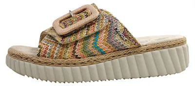 Productafbeelding van Rieker Damenschuhe Pantoletten Mehrfarbig Freizeit
