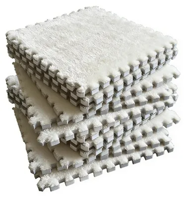 Image de Tapis de sol en peluche 12 pièces Puzzle en mousse