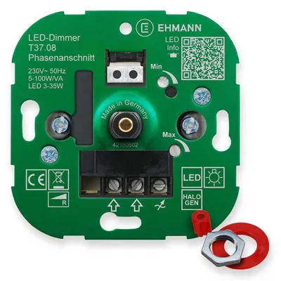 Produktbild von EHMANN Unterputz-Dimmer T37.08, 230V, Phasenanschnitt