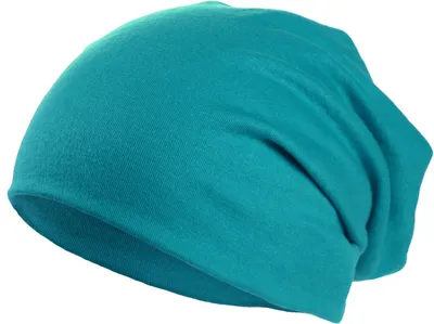 Produktbild von Harrys-Collection Uni Slouch Beanie Strickmütze Mütze, smaragd, One Size