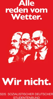 Produktbild von Alle reden vom Wetter. Poster Wir nicht. 61 x 91,5 cm