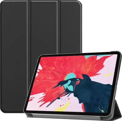 Produktbild von Mobigear Tri-Fold iPad Pro 11 Zoll (2018) Hülle Klapphülle - Schwarz