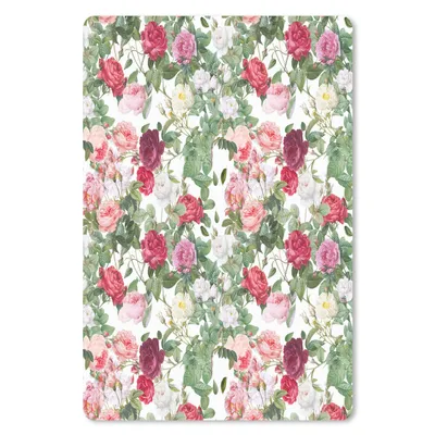 Produktbild von MuchoWow® Mauspad Mousepad Blumen - Vintage - Rosen 18x27 cm - Mousepads - Maus Mat - Pad - Mausunterlage