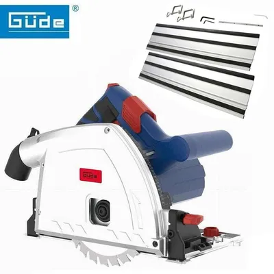 Produktbild von Güde Tauchkreissäge 1400W Handkreissäge Kreissäge Tauchsäge inkl Führungschienen