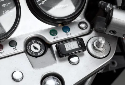 Produktbild von Hashiru Digitaluhr mit Klett 46x23,5x13mm für Motorräder