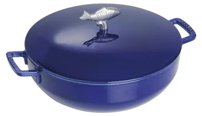 Produktbild von Staub La Cocotte 28cm rund Bouillabaisse Topf dunkelblau