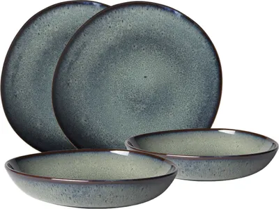 Produktbild von like. by Villeroy & Boch Lave gris Tafelset 4-tlg.