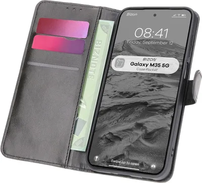Produktbild von Bizon Case Pocket Samsung Galaxy M35 5G schwarz