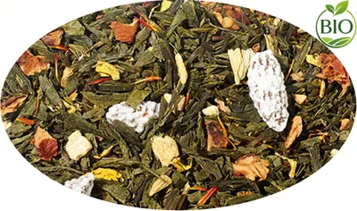 Produktbild von Eder Gewürze - -Grünteemischung Apfelpunsch, aromatisiert - 1kg