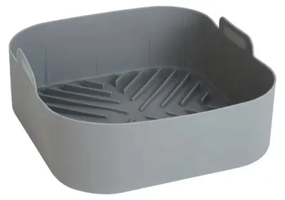 Produktbild von Silikoneinsatz für fettfreie Fritteuse hohes quadratisches Backblech AIR FRYER 20cm