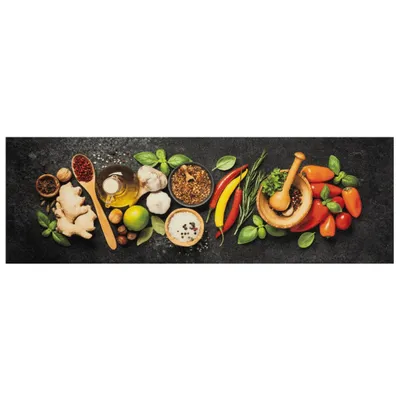 Immagine prodotto di vidaXL Tappeto da cucina lavabile per spezie 60x180 cm velluto