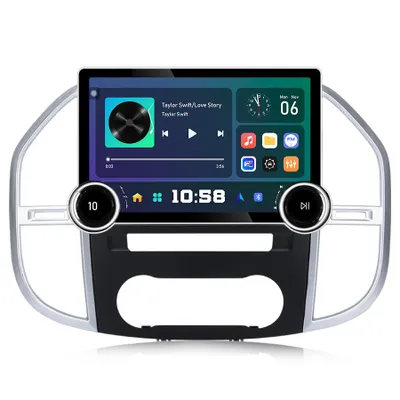 Zdjęcie produktu dla 6+128G 11,5” Android 13 Radio samochodowe GPS Navi Carplay Do Mercedes Benz Smart Fortwo 453 2015-2019 WIFI 4G BT SWC DAB+ USB
