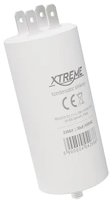 Productafbeelding van XTREME Motorcondensator 30µF 450V AC - Met Faston Aansluitingen - Start/Bedrijf