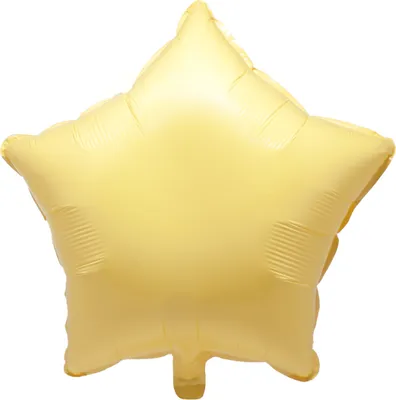 Produktbild von Oblique Unique Folien Luftballon Stern Form Kinder Geburtstag Silvester Party JGA Hochzeit - gelb pastellfarben