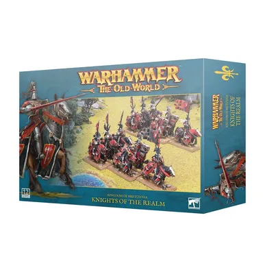 Immagine prodotto di Warhammer Il Vecchio Mondo - Regno di Bretonnia - Cavalieri Bretonniani del Regno (12 figure)