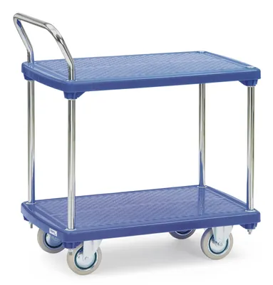 Produktbild von Fetra Tischwagen mit 2 Kunststoffböden LxB 810 x 500 mm, Tragkraft 200 kg