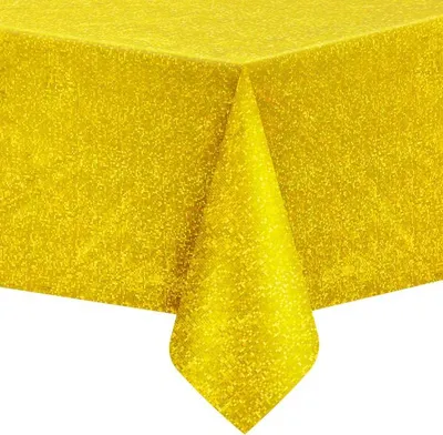 Produktbild von Holografische Party-Folien-Tischdecke in Gold, 137 x 274 cm