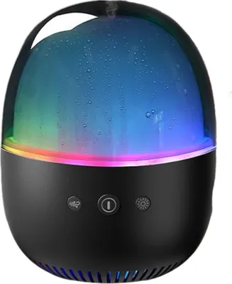 Produktbild von INF 3-in-1 Aroma Diffuser, Nachtlicht & Luftbefeuchter - Leiser Nebel, Farbwechsel Schwarz