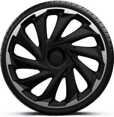 Produktbild von Radkappen Radzierblenden SATZ (4Stück) 16 Zoll MISANO SILVER BLACK Z461058