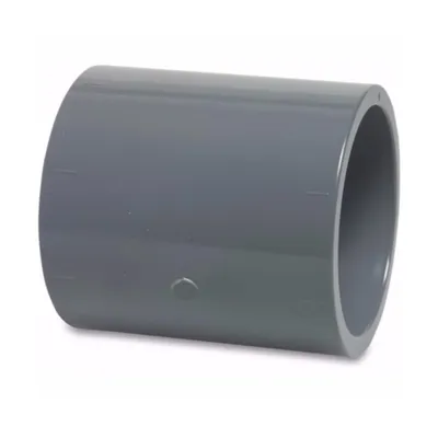 Produktbild von Mega Muffe PVC-U 25 mm Klebemuffe 16 bar, grau