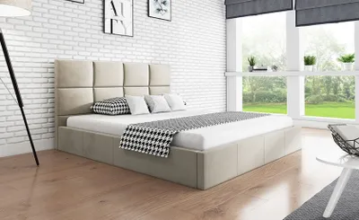Produktbild von AX LIVING Bett 180x200 – Silino I Eleganz Funktionalität vereint JS21