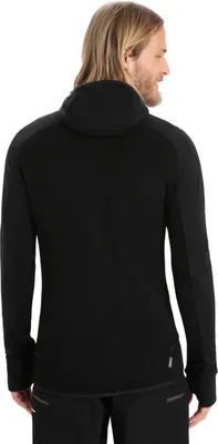 Image de ICEBREAKER Hommes Merino Quantum ZoneKnit™ LS Zip IB001 NOIR S