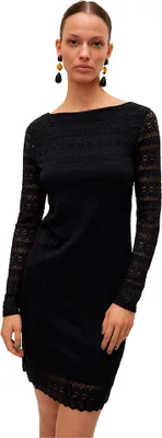Produktbild von Vero Moda Zoe 2-way Langarmkleid Schwarz M Frau Schwarz M