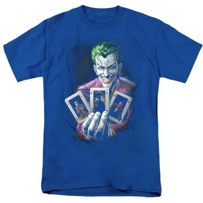 Immagine prodotto di Maglietta "3 Of A Kind" di Batman, unisex, per uomo/donna, modello TV40594 (taglia L), colore blu reale