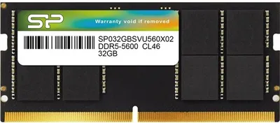 Produktbild von Silicon Power SP032GBSVU560F02 Speichermodul 32 GB 1 x 32 GB DDR5 SODIMM 5600 MHz ECC